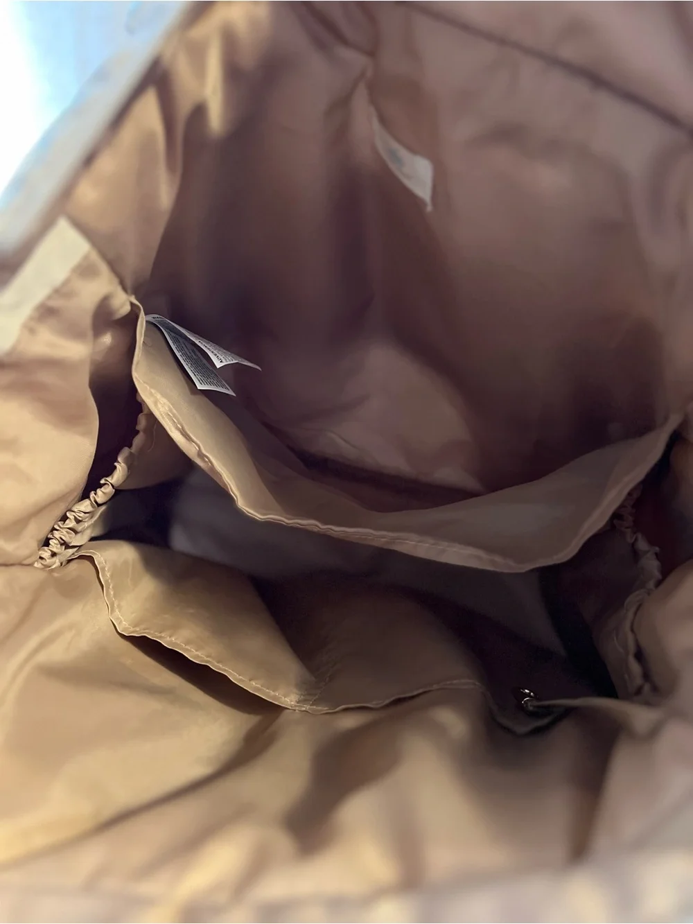 Quilted Diaper Backpack Tote Bag Cloud Island